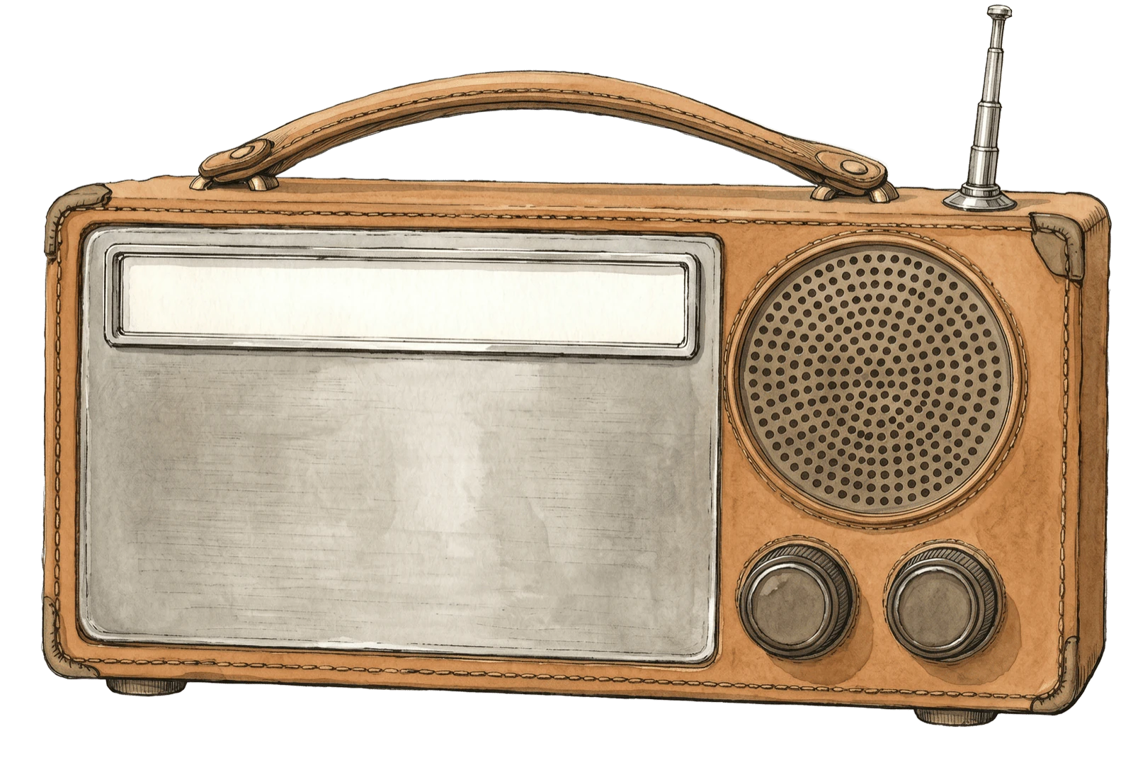 The illustrated field radio used for the AFVN programme interface